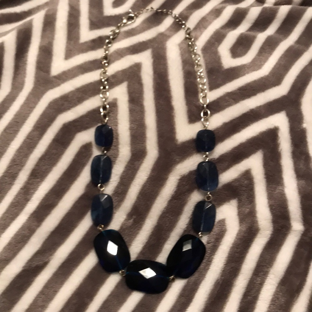 Navy necklace